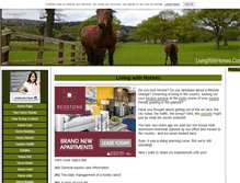 Tablet Screenshot of livingwithhorses.com